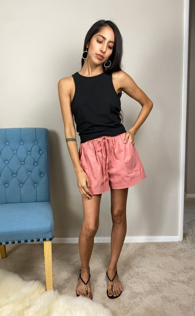 Peak Season Summer Shorts - Pink - Avah Couture