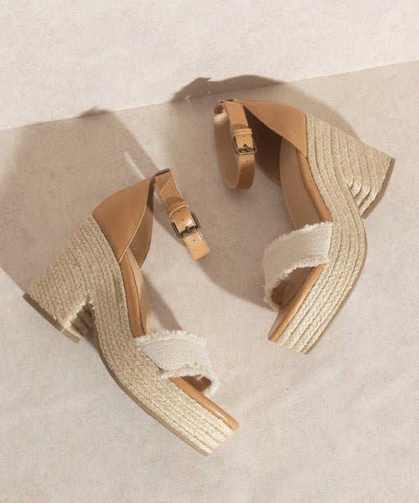 Riley Espadrille Platform Sandal - Avah Couture