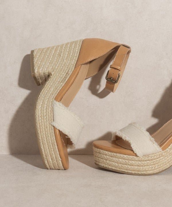 Riley Espadrille Platform Sandal - Avah Couture