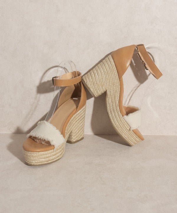 Riley Espadrille Platform Sandal - Avah Couture