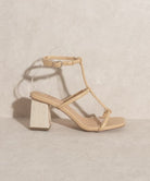 Sofia Wooden Heel Sandals - Avah Couture