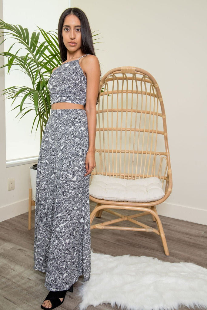 The Good Life Tie Back Two-Piece Jumpsuit - Avah Couture