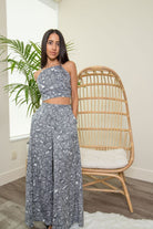 The Good Life Tie Back Two-Piece Jumpsuit - AVAH